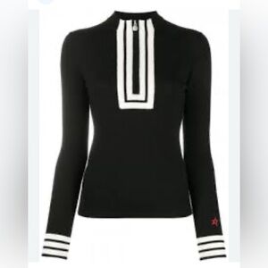 Perfect Moment Black and White Women's Sweater
